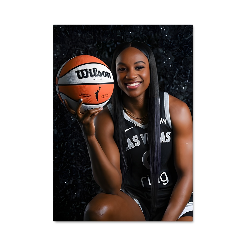 Poster Jackie de young – affiche Basketball